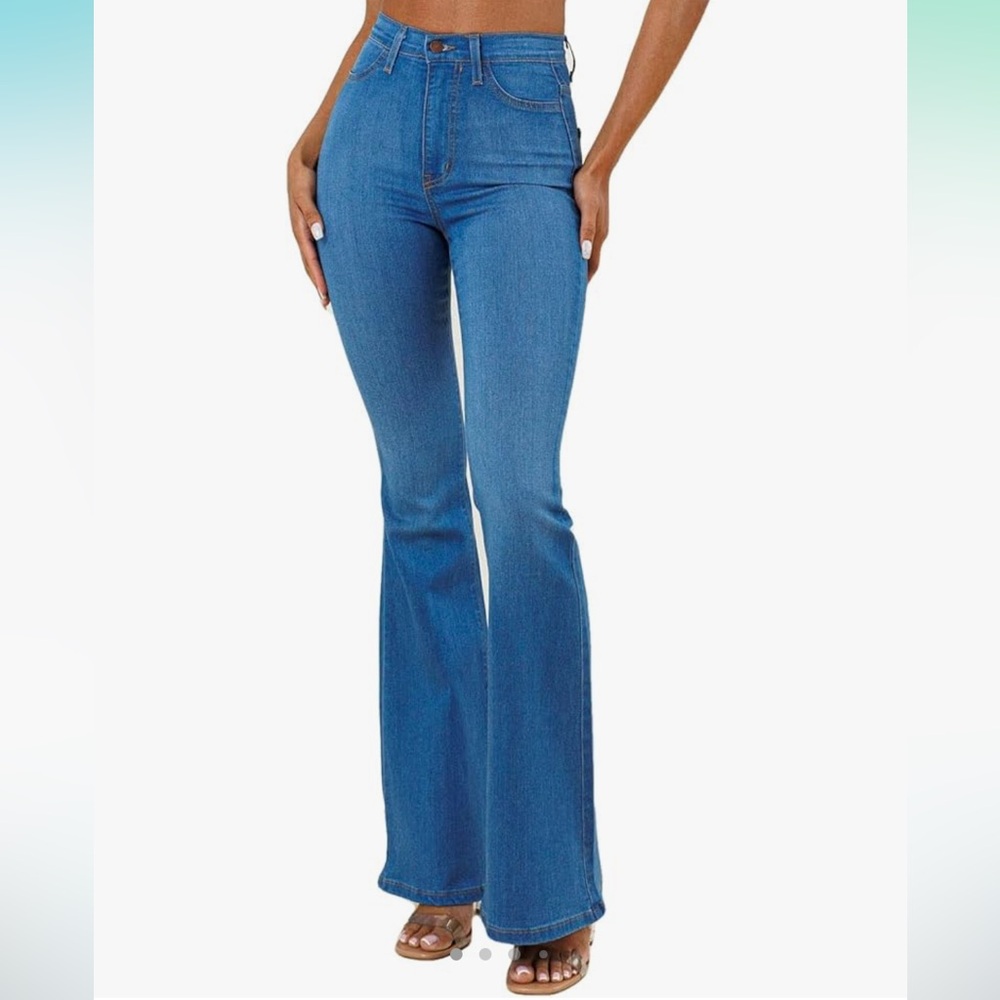 Flare Jean with raw hem - Picture 2 of 7
